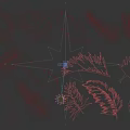 Palm Tree Silhouette 3d model