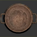 Rustic Terracotta Garden Decor Pot With Dual Handles And Weathered Rustic Finish