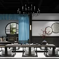New Chinese Script Kill Script Kill Room 3d model