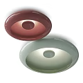 Round Ceiling Lamp Set 3d model
