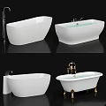 Stylish Bathtub Designs for Bathroom Washing Daily Use with Faucet and Classic Styles
