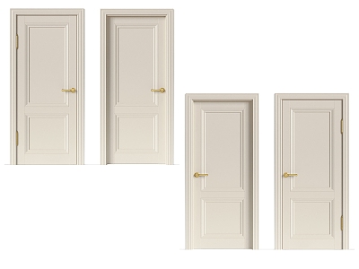 Nordic Simple Room Door Room Door Bedroom Door Single Door 3d model