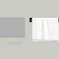 Modern towel rack 3d model