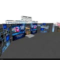 Southern Logistics Two Night Event Stage With Trucks And Lighting Setup