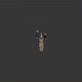 Steampunk Chainsaw Weapon with Intricate Mechanical Gears and Metallic Components in Brown and Silver Casing
