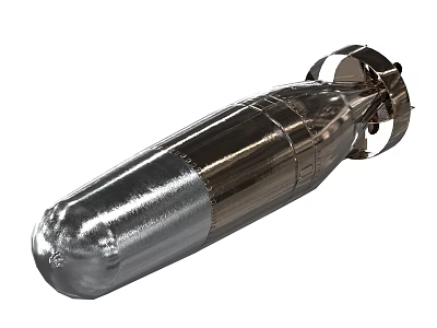 Torpedo aviation torpedo aviation bomb ground penetrating bullet 3d model