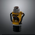 Orange Heavy Duty Hydraulic Jack With Pressure Gauge Black Handles And Stable Base