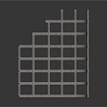 Curved Metal Grid Frame Structure For Scenic Construction And Interior Design