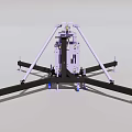 Commercial Equipment with Multiple Supporting Arms and Metal Frame for Industrial Use