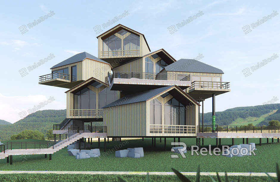 Modern Homestay Featured Tree House Homestay model