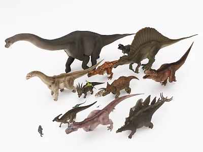 Modern Dinosaurs 3d model