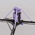 Commercial Equipment with Multiple Supporting Arms and Metal Frame for Industrial Use