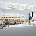 Elegant Flower Specialty Store Interior With Fresh Bouquet Displays And Decorative Plants