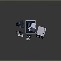 Retro Computer Peripheral Hardware 3d model