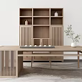 New Chinese Tea Table and Chair Table and Chair Combination 3d model