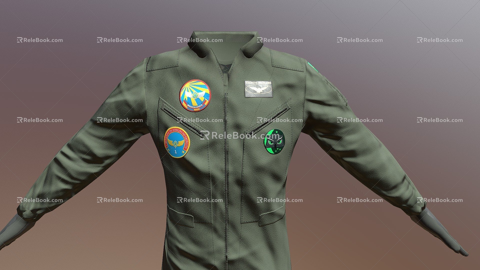 Brazilian Army Flight Suit 3d model