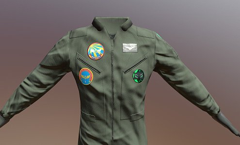 Brazilian Army Flight Suit 3d model