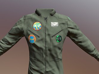 Brazilian Army Flight Suit 3d model