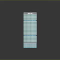 MetLife High Rise Office Building With Teal Striped Exterior White Base And Windows