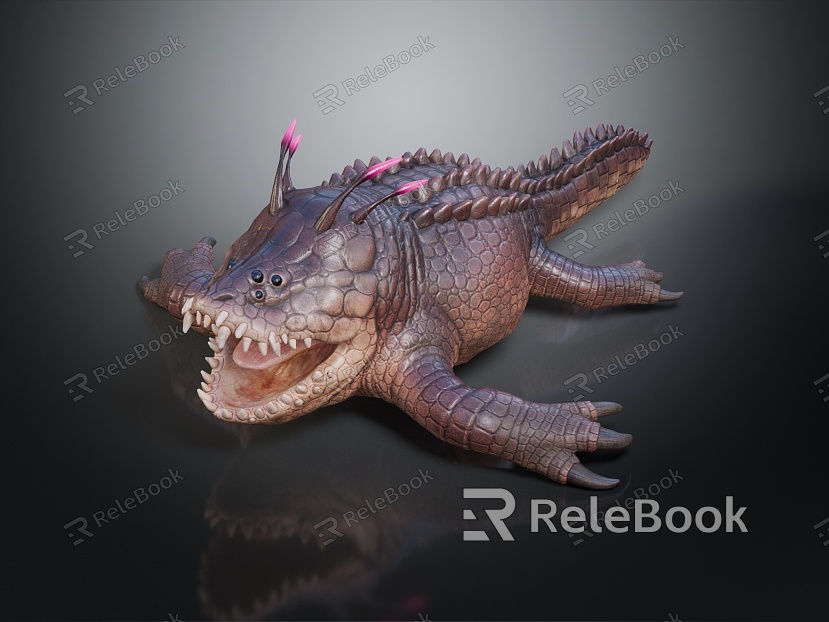 Modern Crocodile Monster Crocodile model