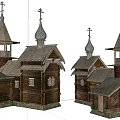 Rural Self-built House With Traditional Wooden Spire And Cross Design