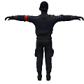 Modern Figure Police Counter-Strike Soldier Warrior Character Man Male Character Game Character 3d model