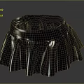 Modern Metal Household Bowl With Pleated Design And Shiny Surface