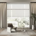 Modern Curtain Window Screen 3d model
