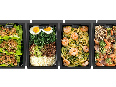 Modern Food Meals 3d model