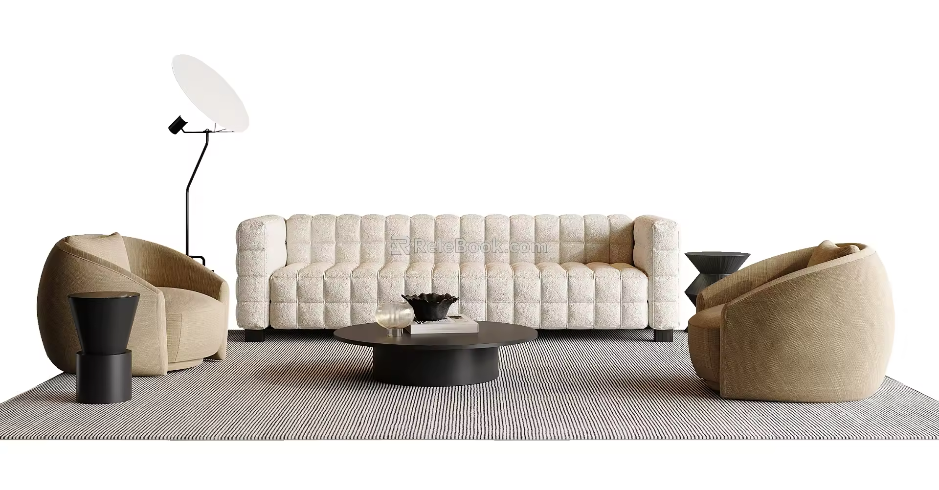 Modern Sofa Coffee Table Combination Sofa Coffee Table 3d model