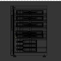 Constant Temperature Wine Cabinet Red Wine Refrigerator 3d model