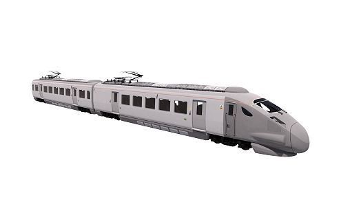 Modern Train 3d model