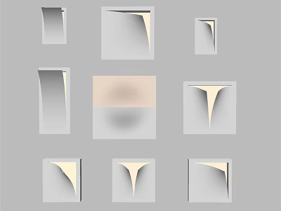 Modern Wall Sconces with Various Stylish Designs for Home Interior Decoration 3d model
