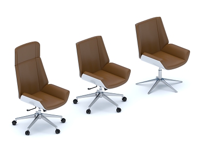 Office Chair Combination Class Chair Class Front Chair Leather Chair Manager Chair Meeting Chair Combination 3d model