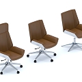 Office Chair Combination Class Chair Class Front Chair Leather Chair Manager Chair Meeting Chair Combination 3d model