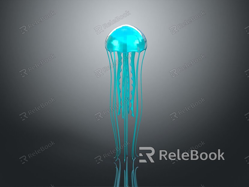 Barrel Jellyfish Fireworks Jellyfish Silver Coin Jellyfish Flower Hat Jellyfish Purple Sea Thorn Jellyfish Mediterranean Omelet Jellyfish model