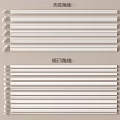 Stylish White Cabinet Door Corner Molding Ideas For Interior Decoration Projects
