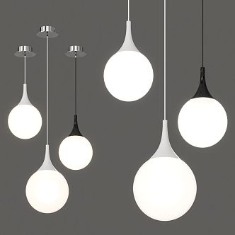 Chandelier lamp chandelier ceiling lamp fashion simple household electrical appliances lighting home 3d model