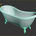 Bathtub Deluxe Bathtub Large Bathtub Household Ceramic Bathtub 3d model