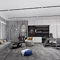SU model of product manager office 3d model