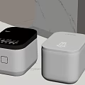 Modern Black and White Kitchen Rice Cookers as Stylish Countertop Appliances