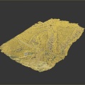 Geography, topography, mountain shape, ridge, ridge, valley, mountain range, canyon, geomorphology, mountain peak, mountain body 3d model