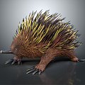 Modern Hedgehog Cartoon Hedgehog Animation Hedgehog 3d model