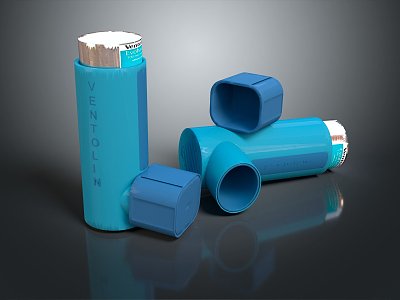 Modern asthma spray food and beverage model