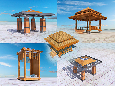 Southeast Asia Pavilion 3d model