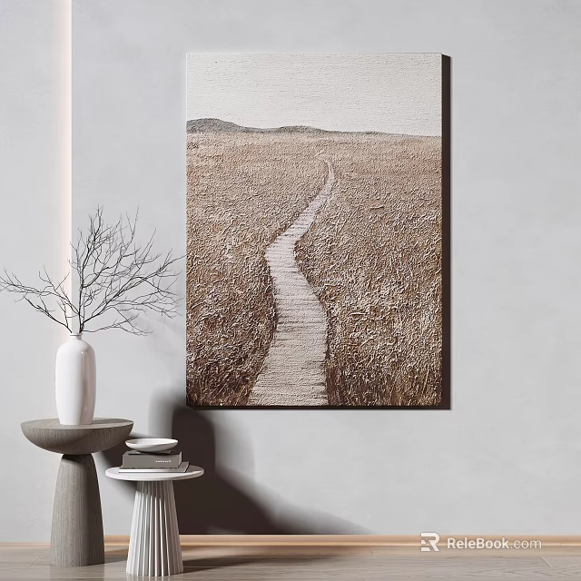 Modern Open Kitchen Interior Design With Island Counter And Appliances 3d model