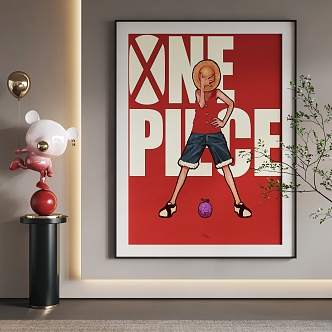 Cartoon Hanging Paintings Cartoon Hanging Paintings Children Hanging Paintings 3d model