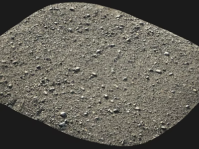 Natural Stone Wood Surface Texture With Small Pebbles And Granular Pattern 3d model