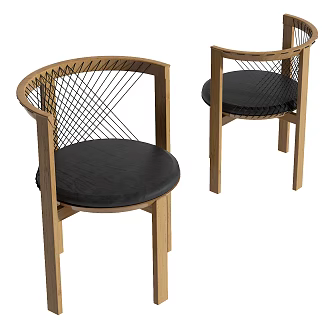 Modern Dining Chair 3d model