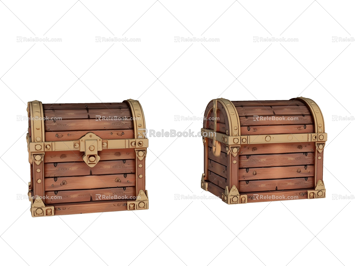 Chinese-style Medieval Other Setches Chinese-style Medieval Treasure Box Retro Treasure Box Medieval Retro Jewelry Box Medieval Treasure Box 3d model